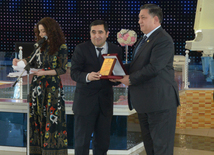 Winners of journalistic articles competition awarded on occasion of Novruz holiday. Azerbaijan, Baku, 17 match, 2016 